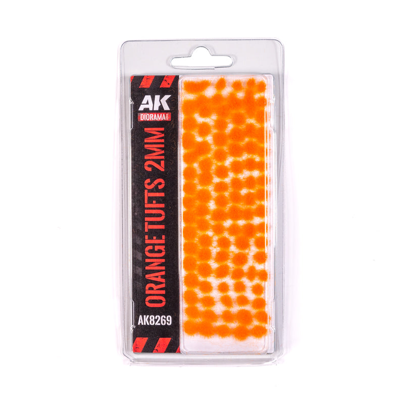 AK Interactive Orange Fantasy Tufts 2mm