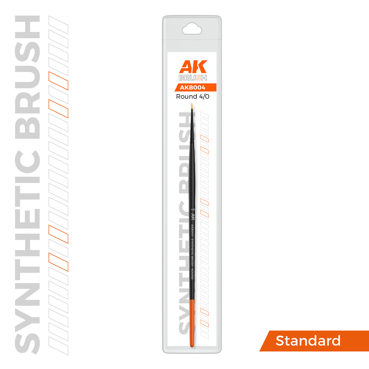 AK Interactive: Round Brush 4/0 Synthetic