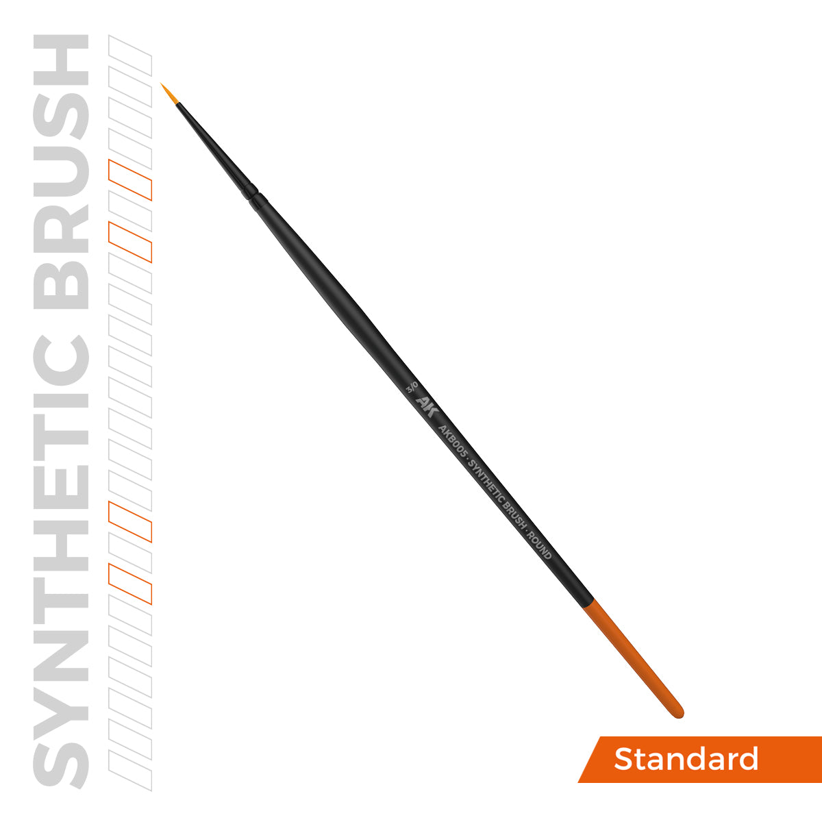 AK Interactive: Round Brush 3/0 Synthetic