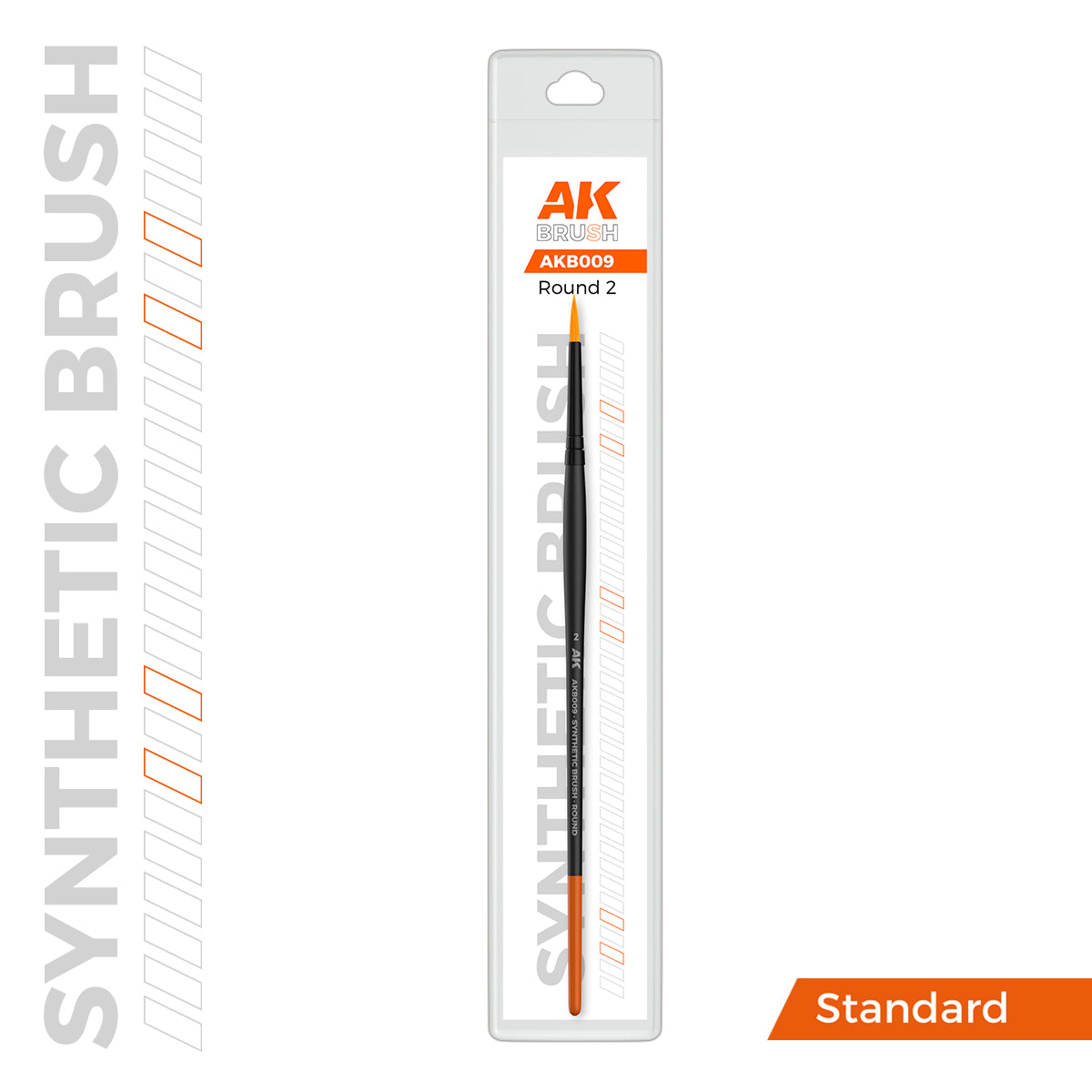 AK Interactive: Round Brush 2 Synthetic