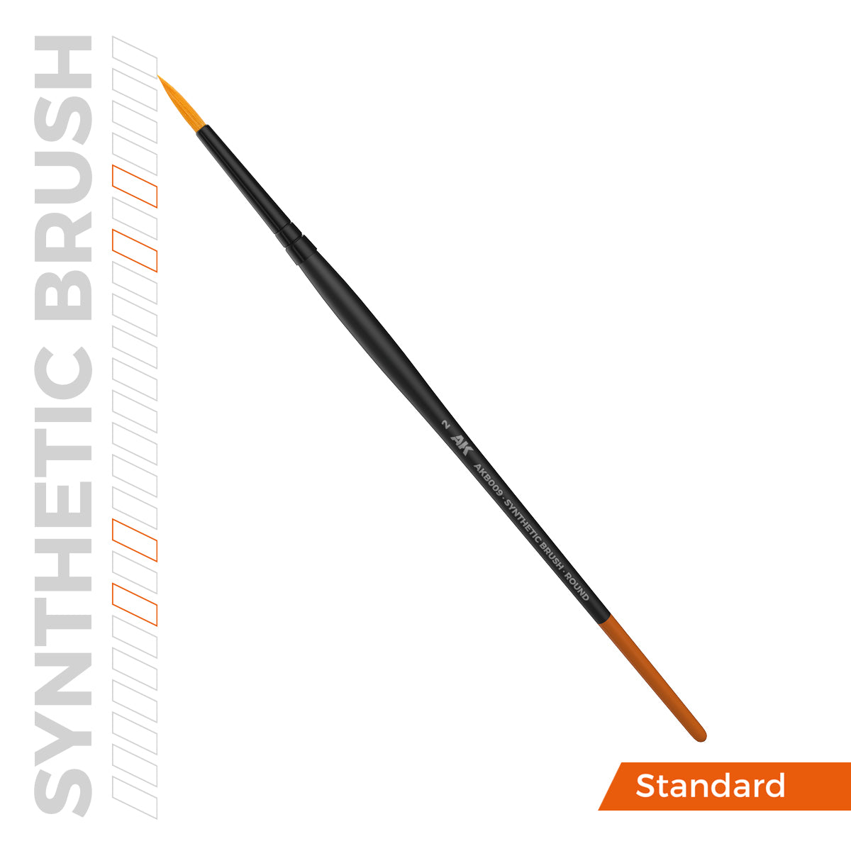 AK Interactive: Round Brush 2 Synthetic