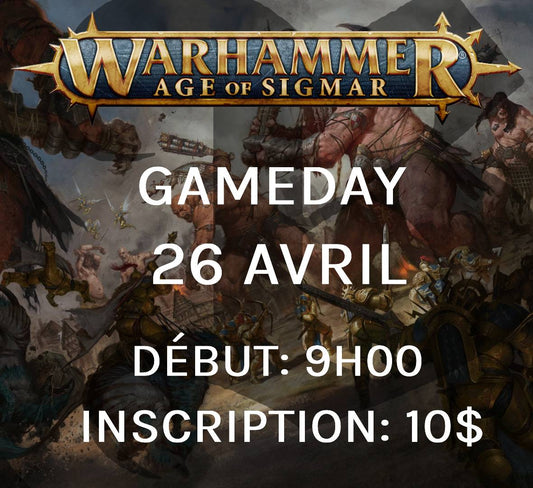 Gameday Warhammer: Age of Sigmar - Avril