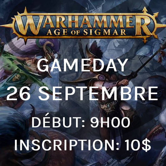 Gameday Warhammer: Age of Sigmar - Septembre