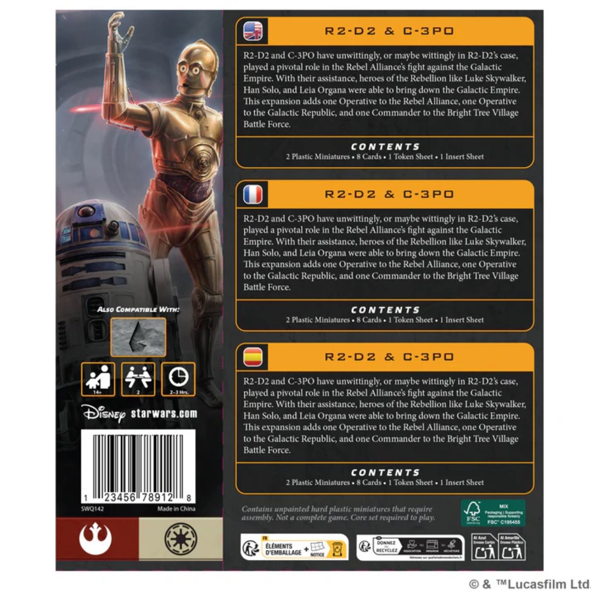Star Wars Legion: R2-D2 and C-3PO