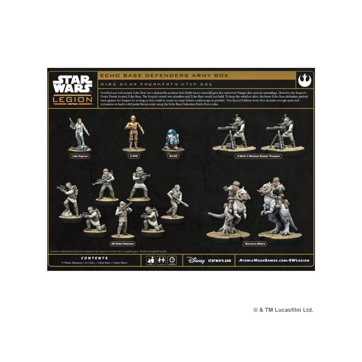 Rebel Alliance: Echo Base Defenders - Special Edition Army Box