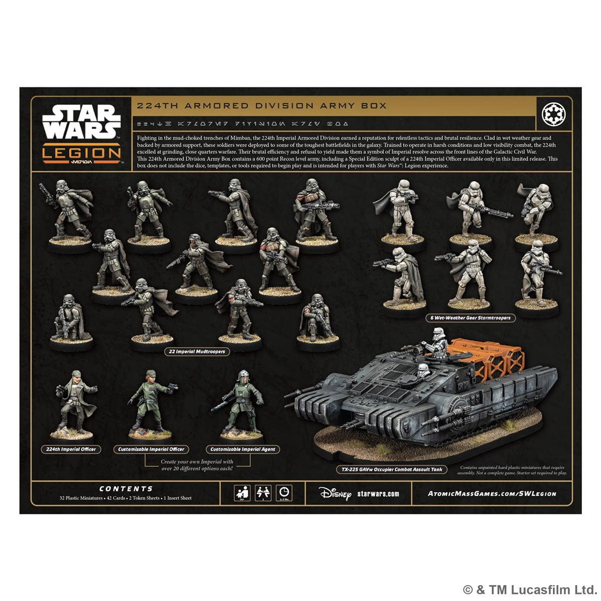 Galactic Empire: Mimban224th Mudtrooper - Special Edition Army Box