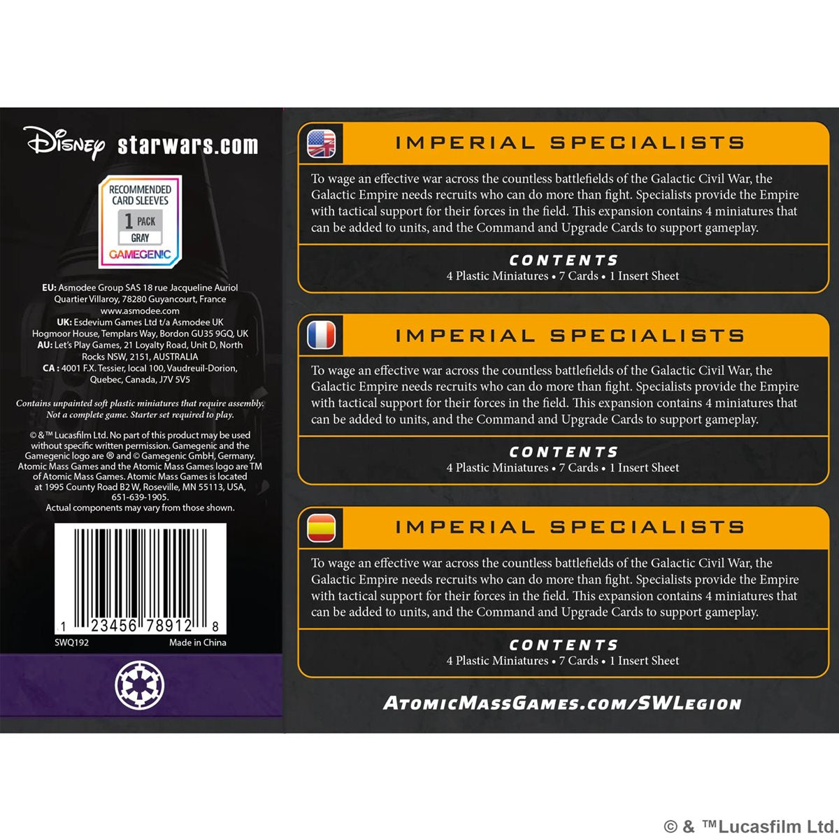 Galactic Empire: Imperial Specialists