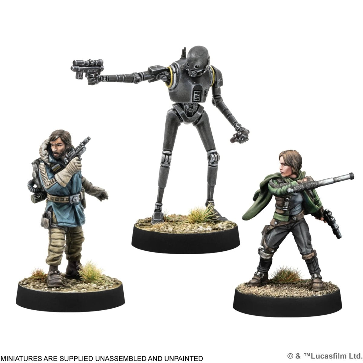 Rebel Alliance: Cassian Andor, Jyn Erso and K-2SO