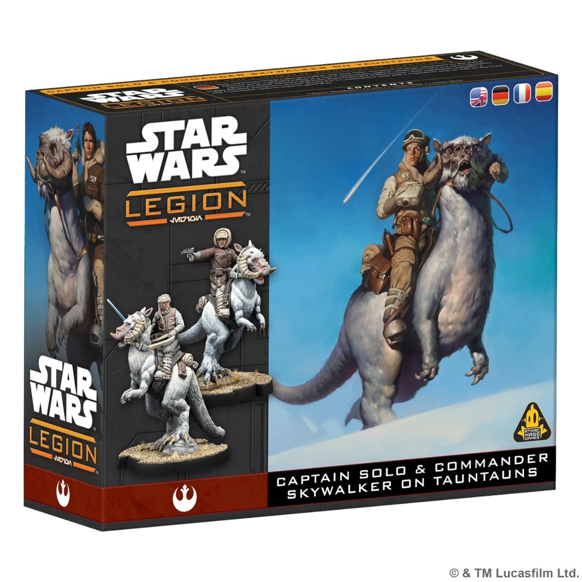 Rebel Alliance: Han Solo and Luke Skywalker on Tauntaun