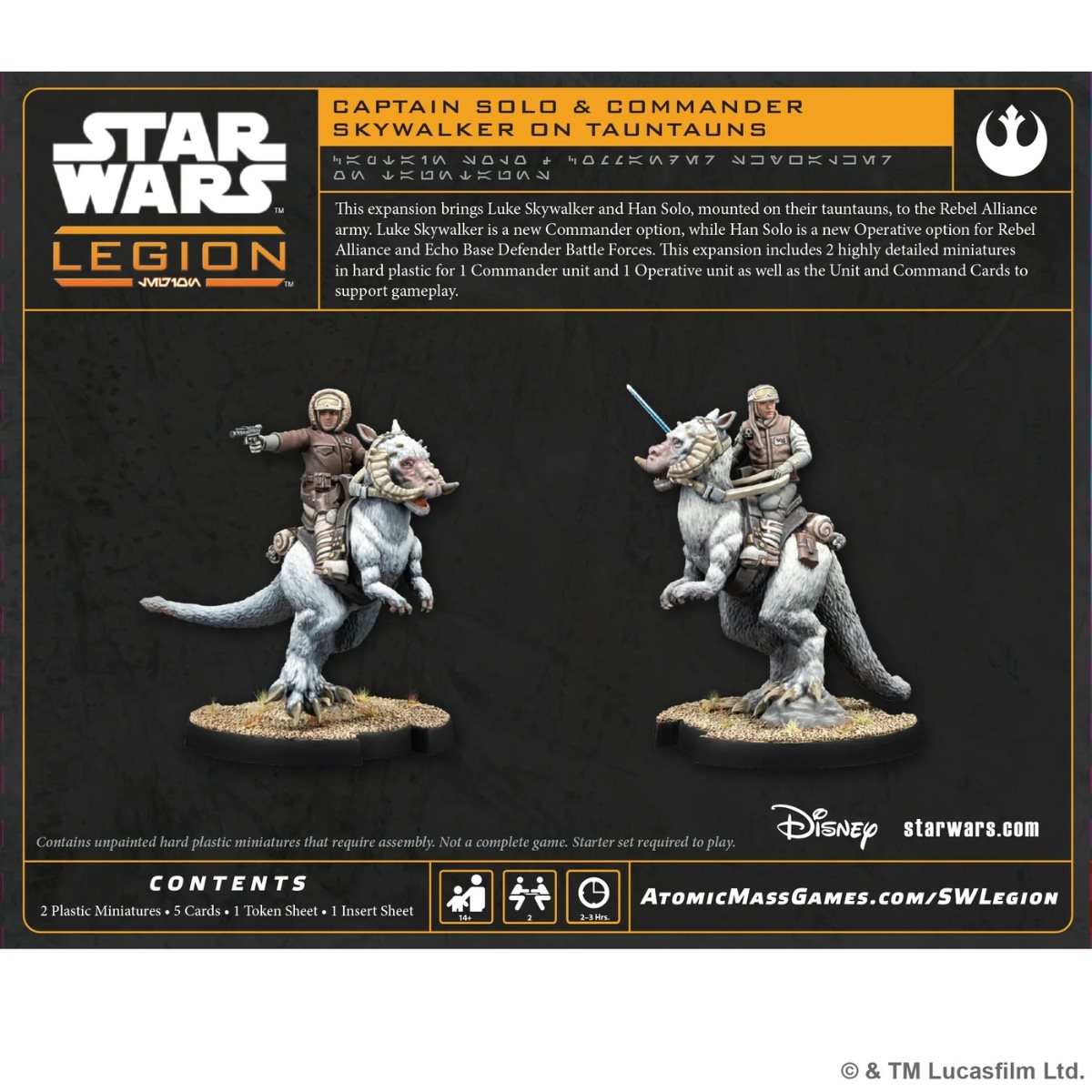 Rebel Alliance: Han Solo and Luke Skywalker on Tauntaun