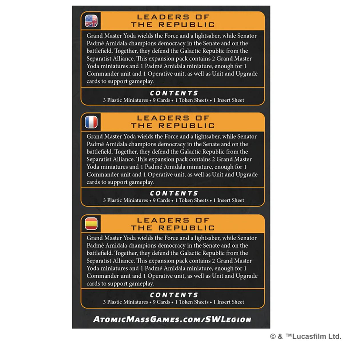 Galactic Republic: Leaders of the Republic