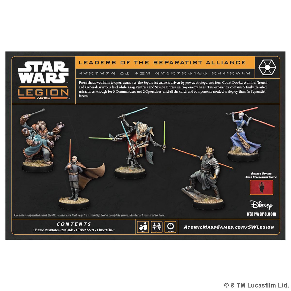 Separatist Alliance: Leaders of the Separatist Alliance
