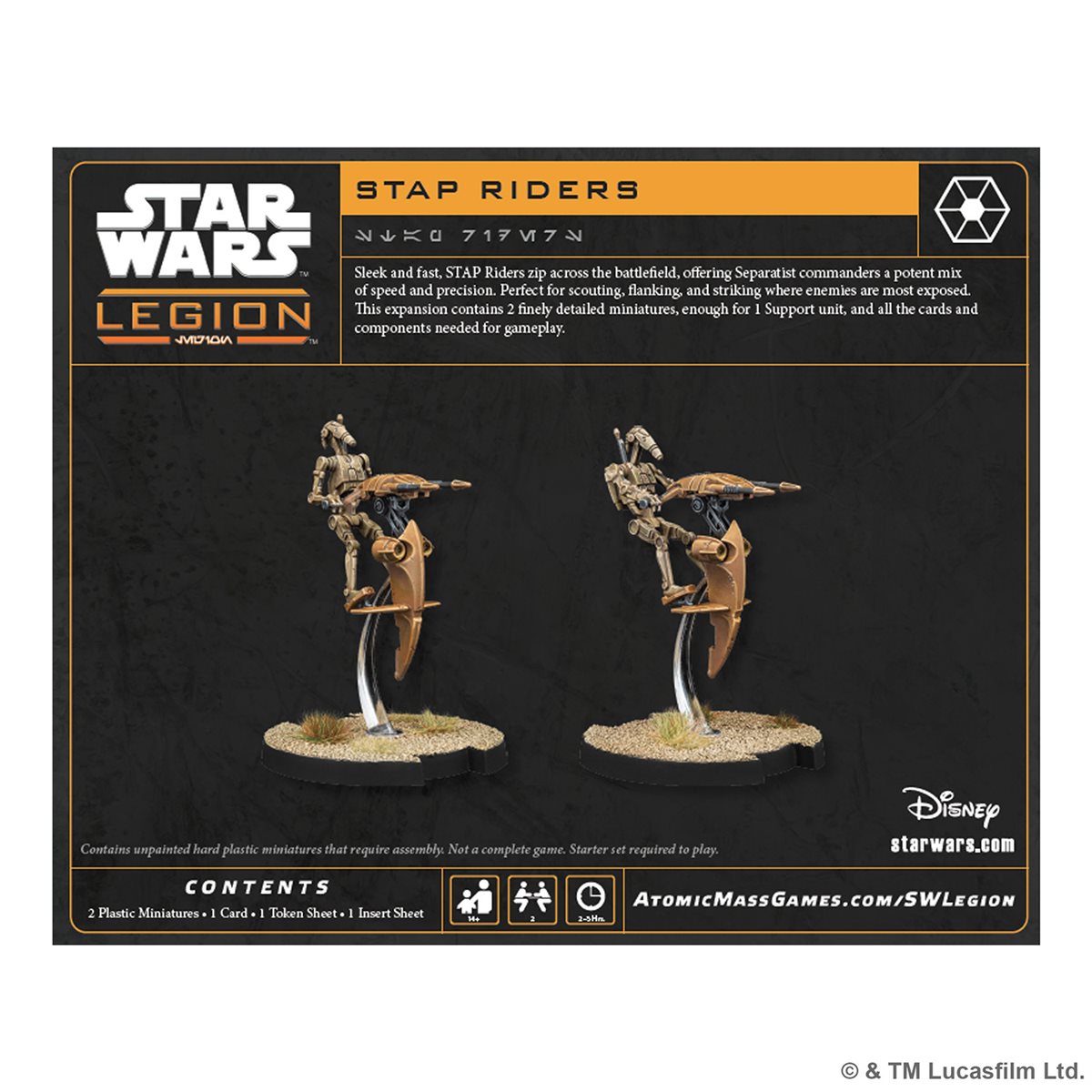 Separatist Alliance: STAP Riders