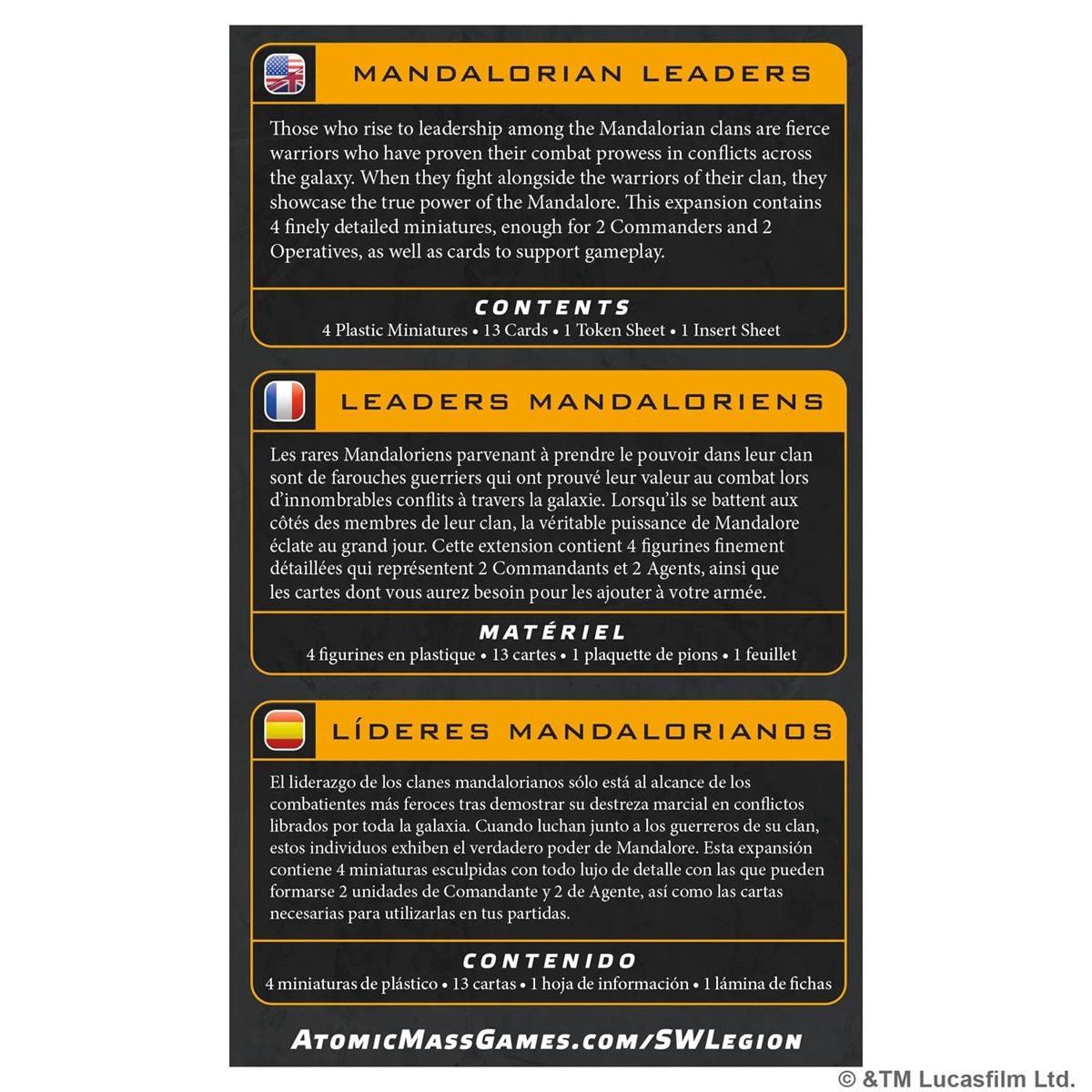 Mandalorians: Mandalorian Leaders