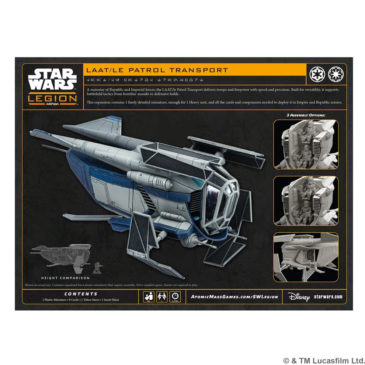 Star Wars Legion: LAAT/le Patrol Transport