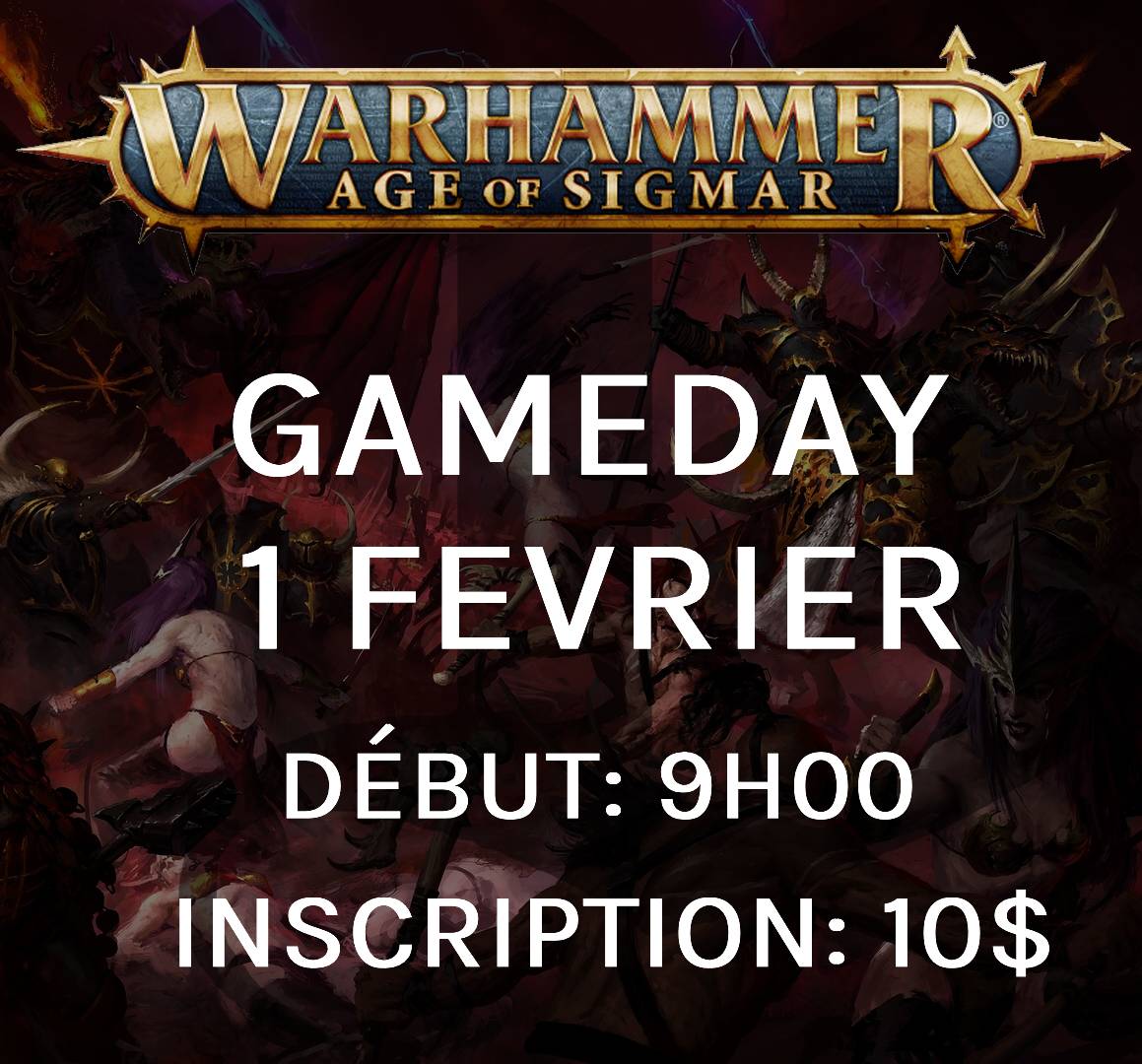 Gameday Warhammer: Age of Sigmar - Fevrier