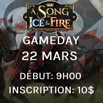 Gameday A Song of Ice and Fire - Mars