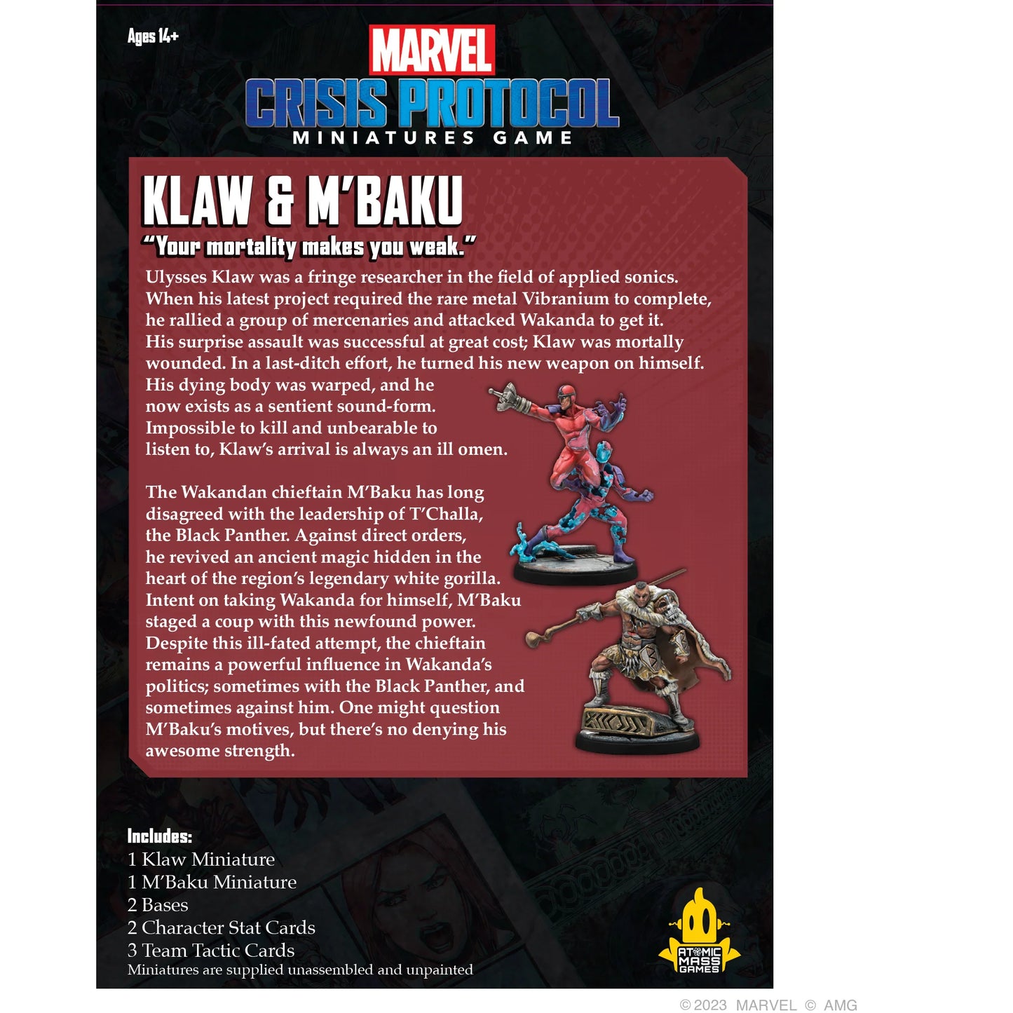 Klaw & M'Baku Character Pack