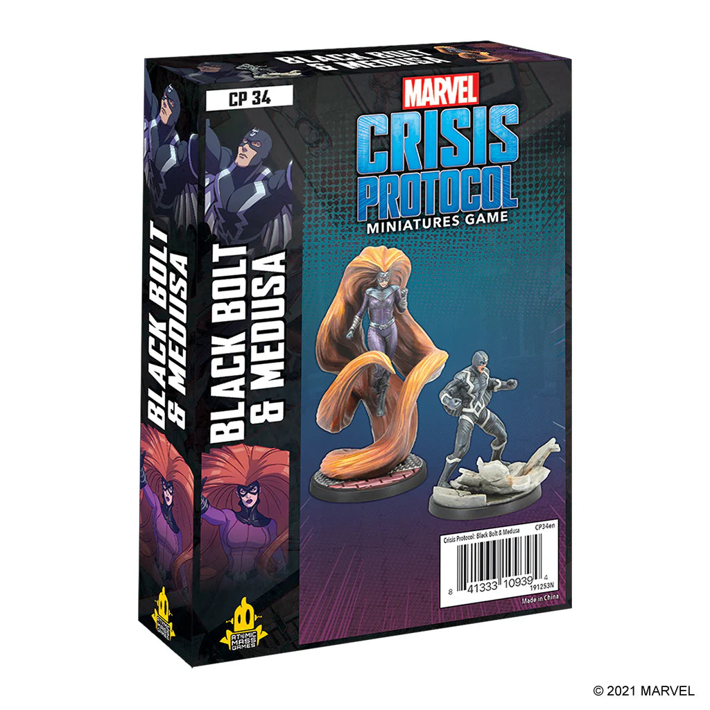 Black Bolt and Medusa Character Pack