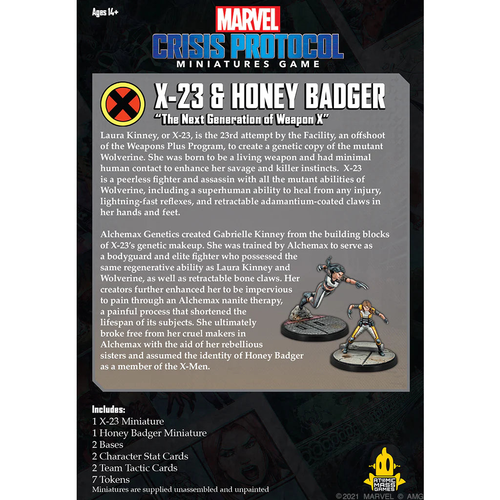 X-23 & Honey Badger Character Pack