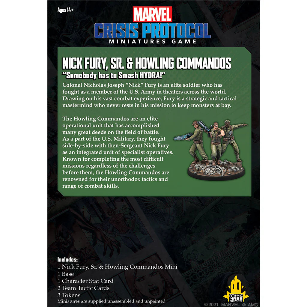 Nick Fury Sr. & Howling Commandos Character Pack