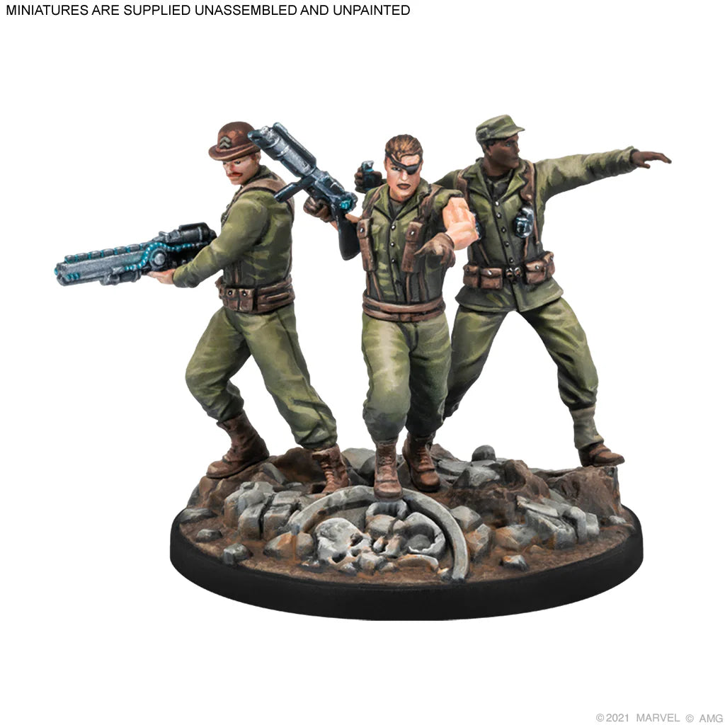 Nick Fury Sr. & Howling Commandos Character Pack