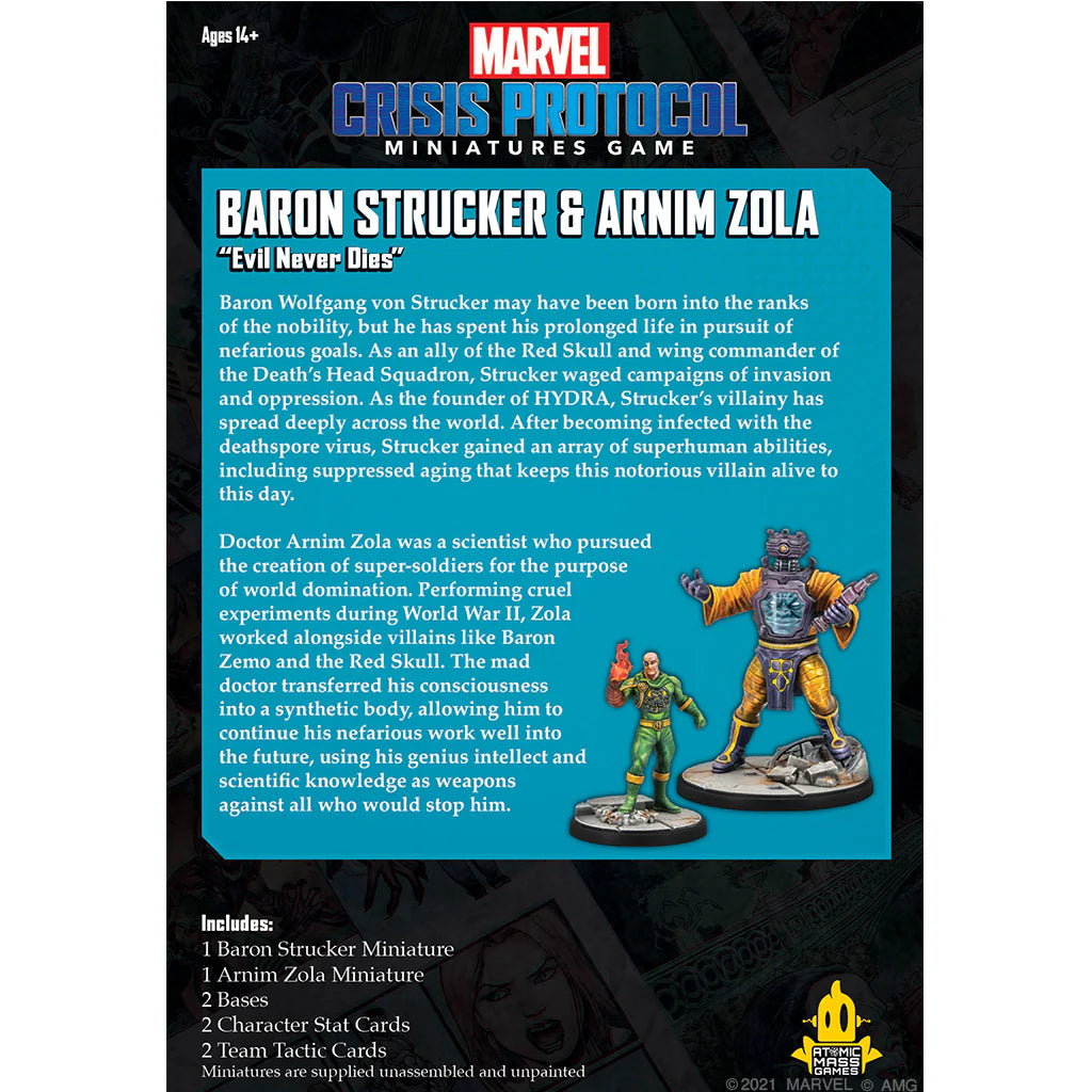 Baron Von Strucker & Arnim Zola Character Pack