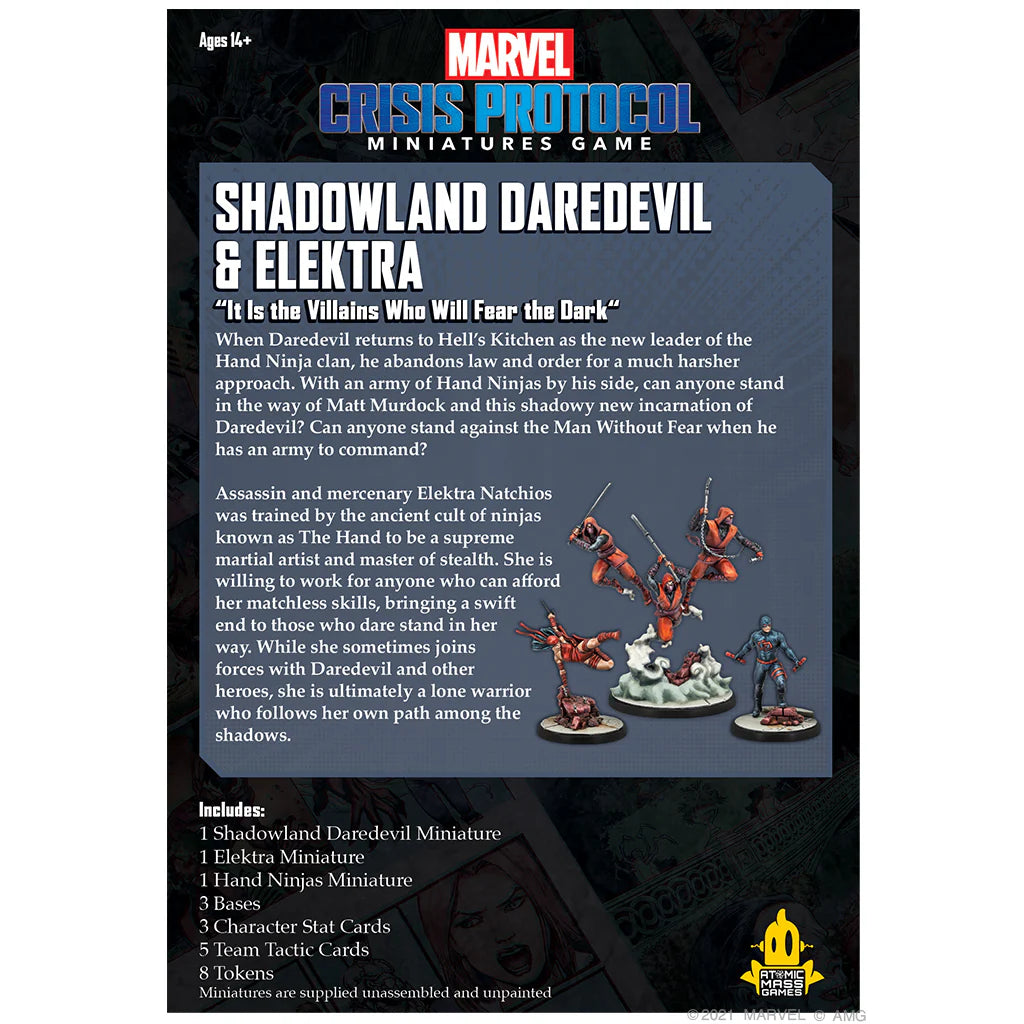 Shadowland Daredevil & Elektra With Hand Ninjas Character Pack