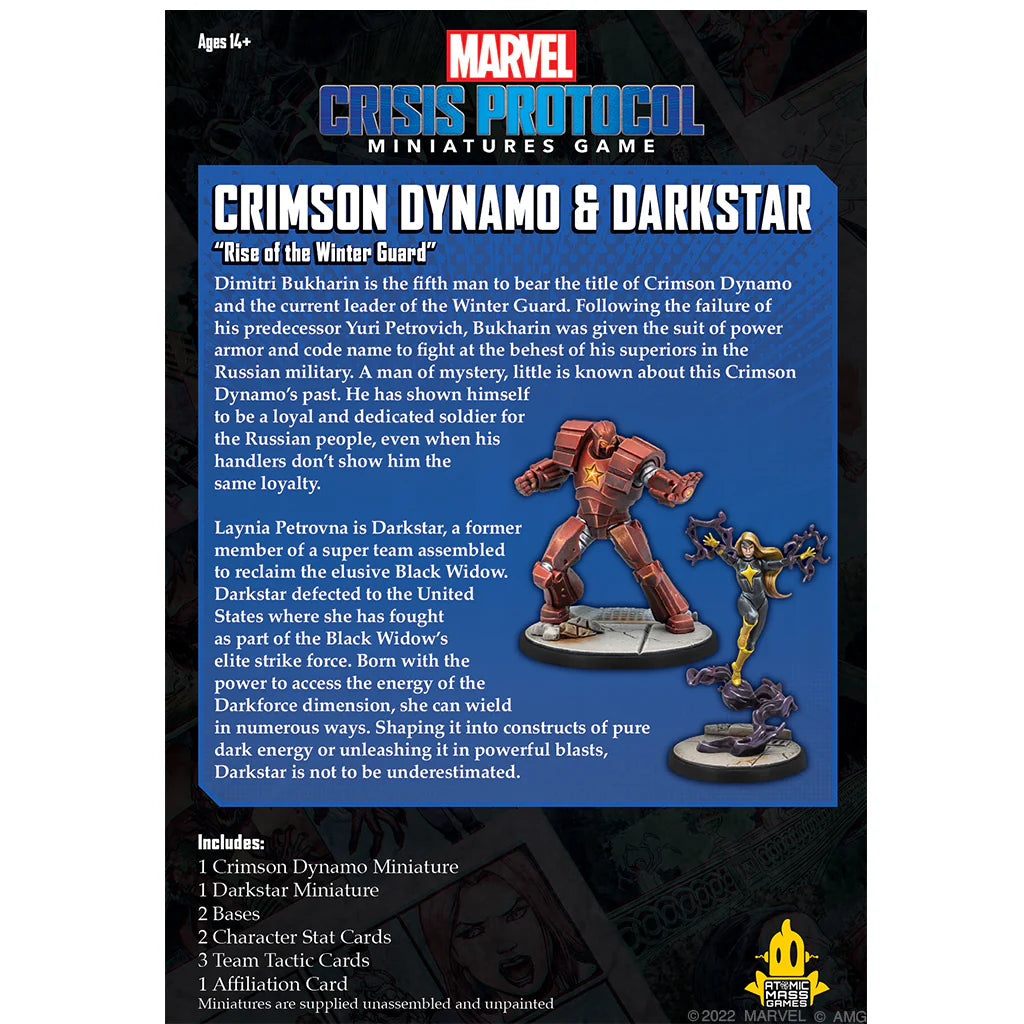 Crimson Dynamo & Darkstar Character Pack