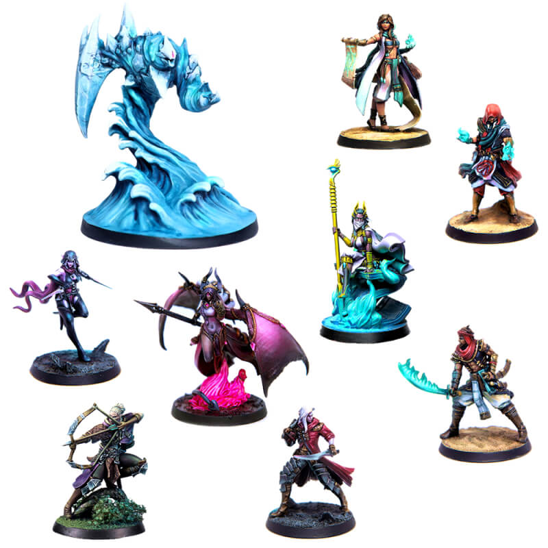 Eldfall Chronicles: Coalition of Thenion vs Sand Kingdoms Two Player Starter Set
