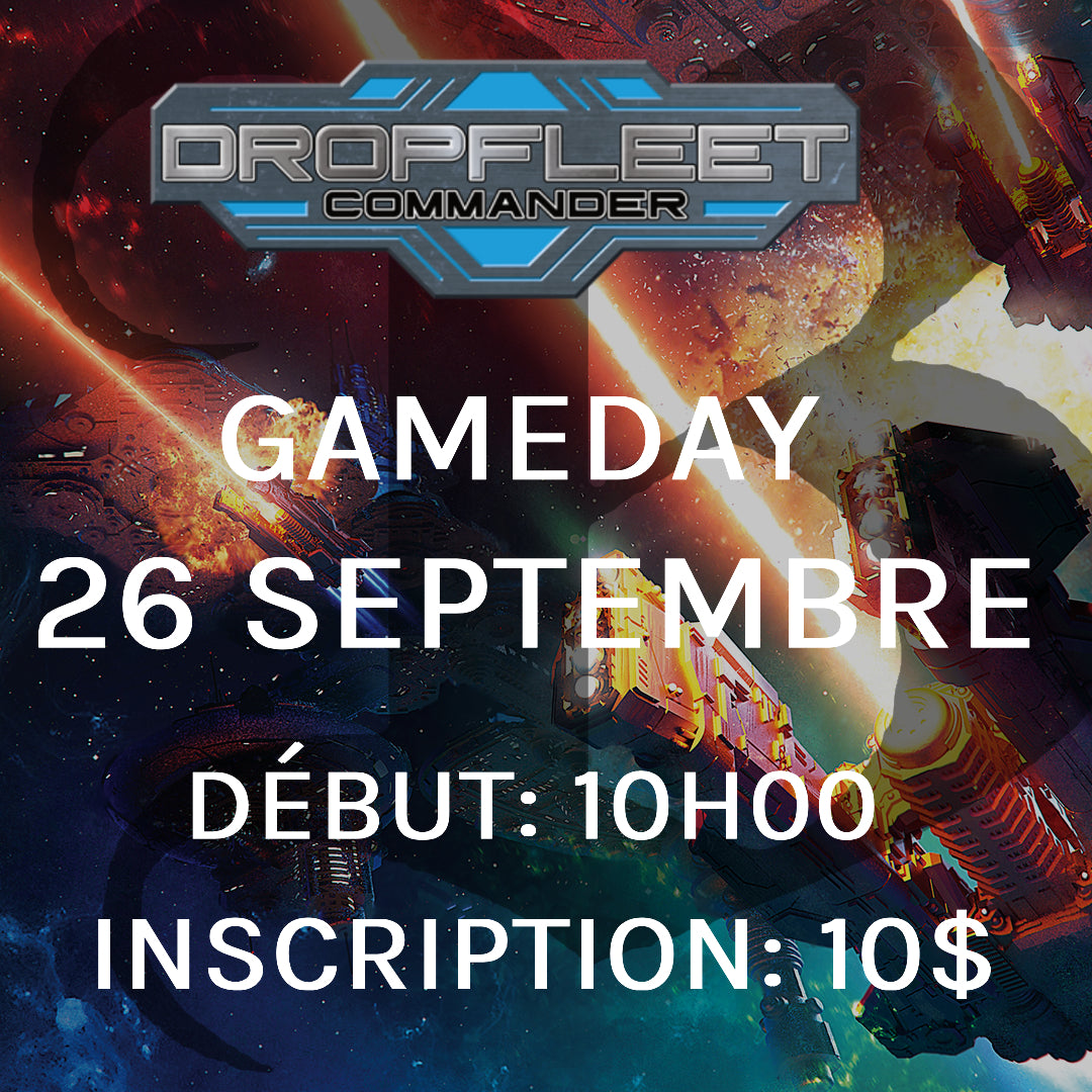Gameday Dropfleet Commander - Septembre