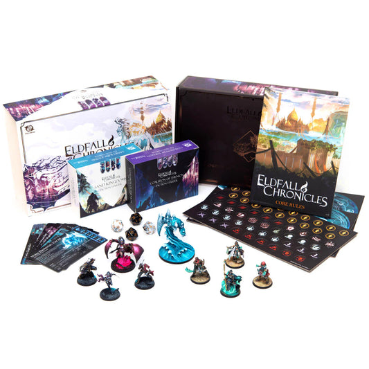 Eldfall Chronicles: Coalition of Thenion vs Sand Kingdoms Two Player Starter Set