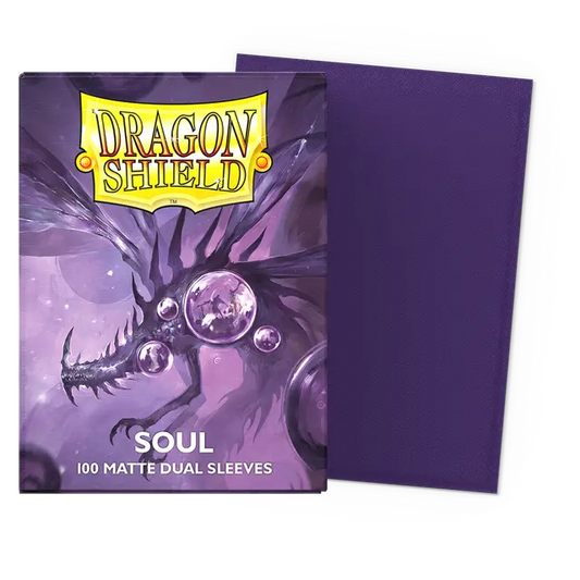 Dragon Shield Dual Matte Sleeves: Soul - Metallic Purple