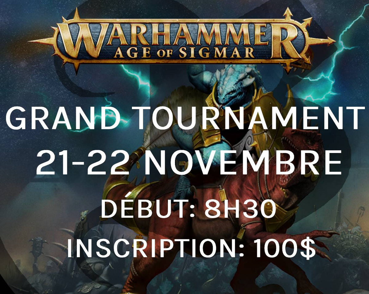 Bastion Grand Tournament - Novembre (Age of Sigmar)