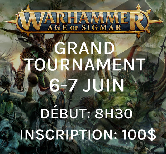 Bastion Grand Tournament - Juin (Age of Sigmar)