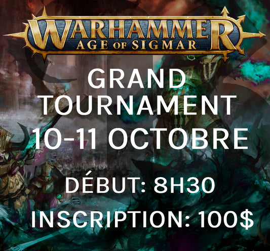 Bastion Grand Tournament - Octobre (Age of Sigmar)