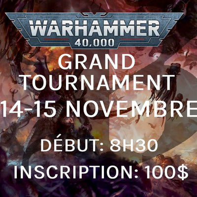 Bastion Grand Tournament - Novembre (Warhammer 40,000)
