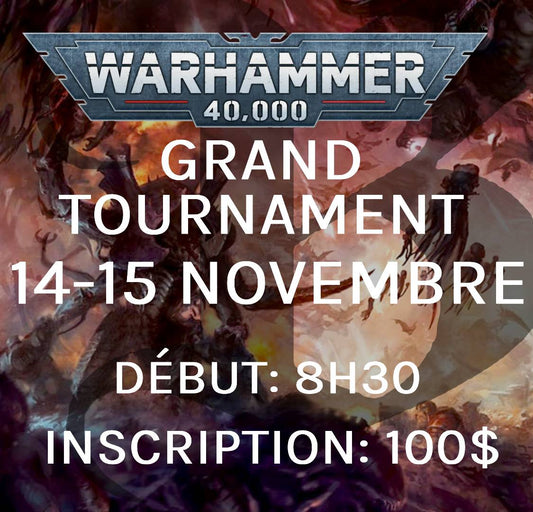 Bastion Grand Tournament - Novembre