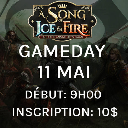 Gameday A Song of Ice and Fire - Mai