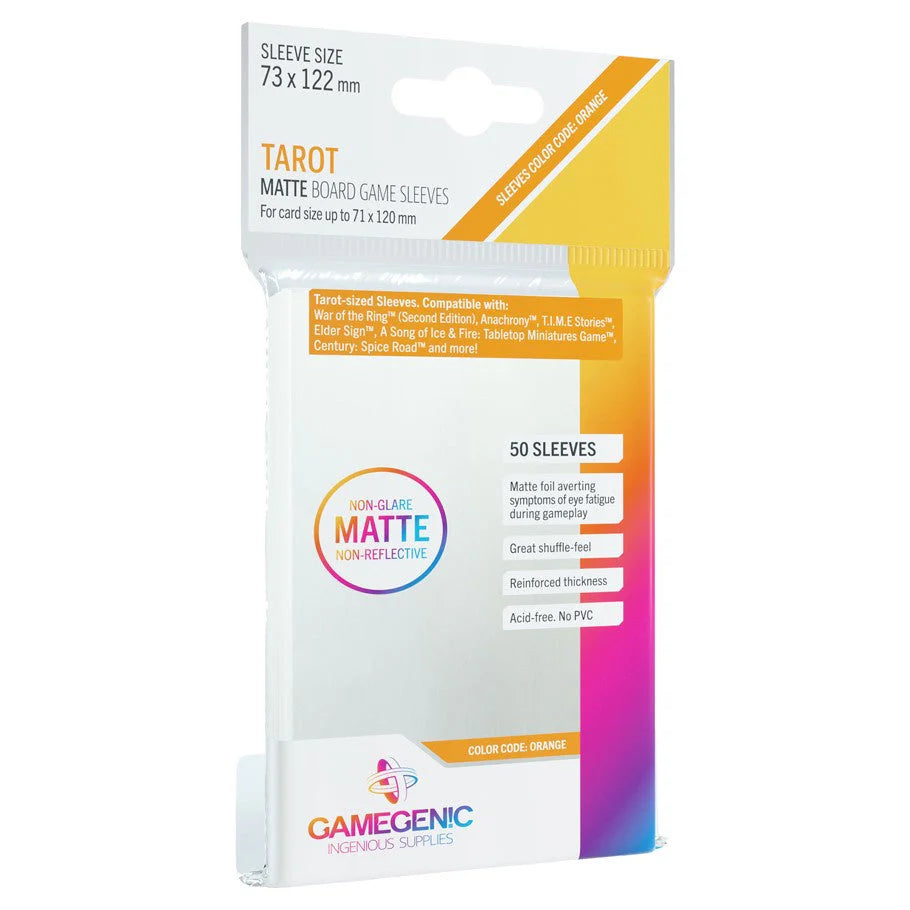 Sleeves: Gamegenic Matte Tarot-Sized Sleeves (50)