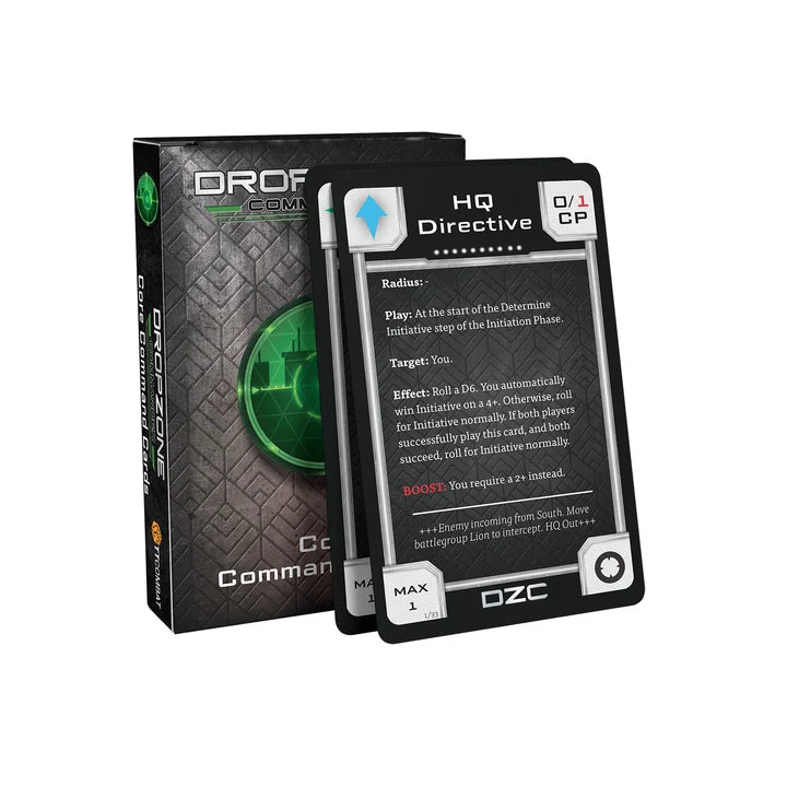 Dropzone Commander: Core Command Cards