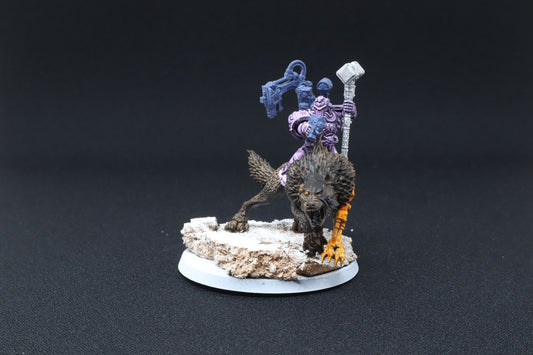 Iron Priest on Thunderwolf (Tabletop)