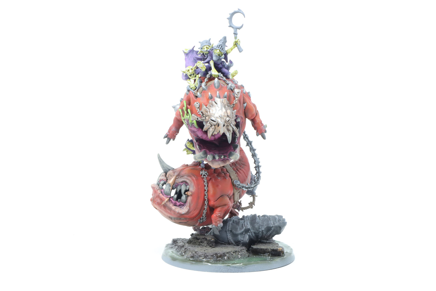 Loonboss on Mangler Squigs (Well Painted)