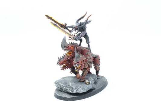 Skullmaster, Herald of Khorne on Juggernaut (Conversion/Tabletop)