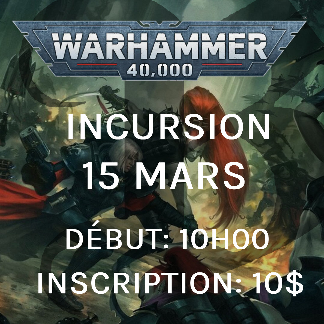 Gameday Warhammer 40,000 Incursion - Mars