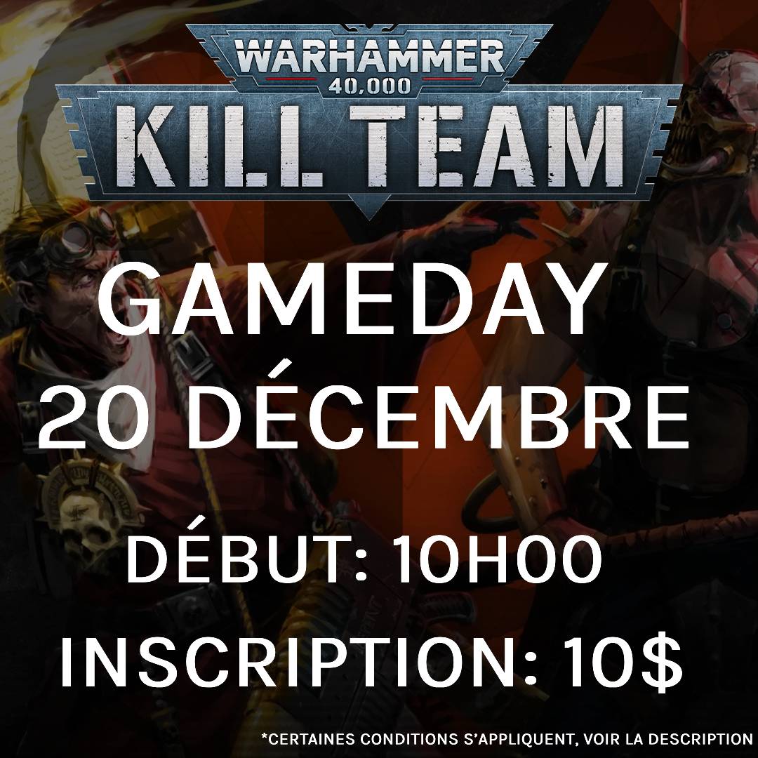 Gameday Kill Team - Decembre
