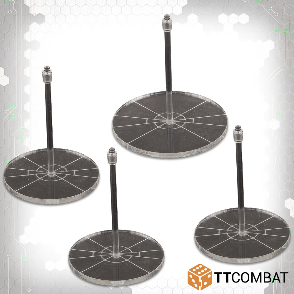 Dropfleet Commander: Large Clear Base Pack