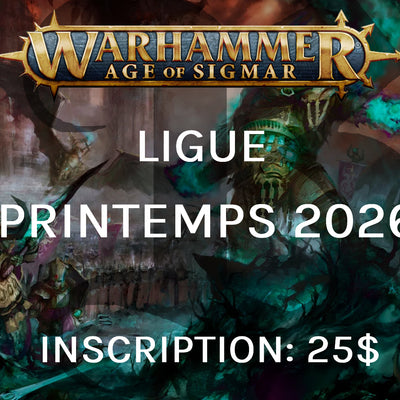 Ligue Warhammer Age of Sigmar: Printemps 2026