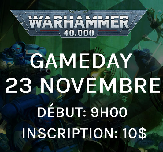 Gameday Warhammer 40,000 - Novembre