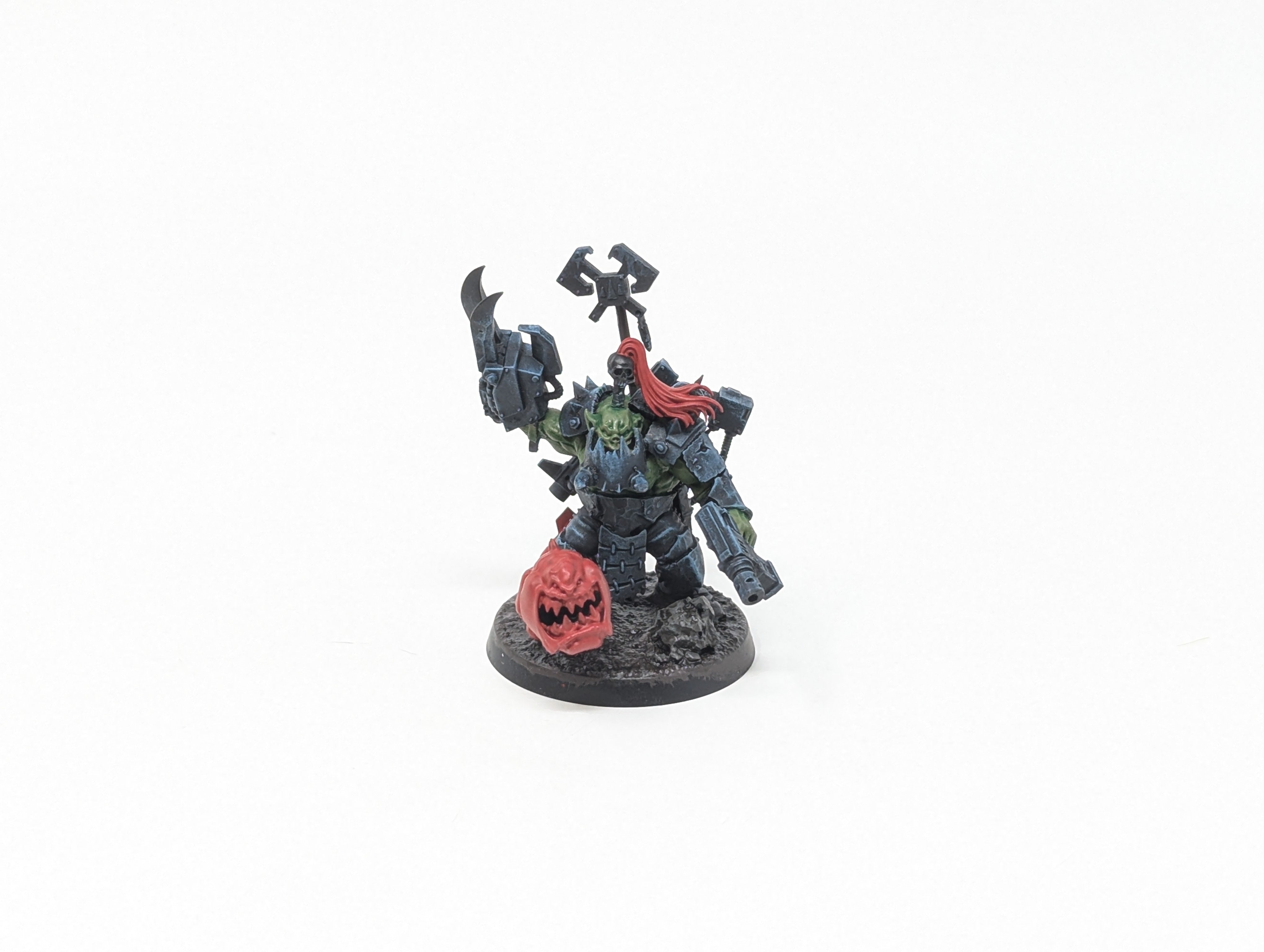 Ork Warboss with Attack Squig (Conversion) – Bastion